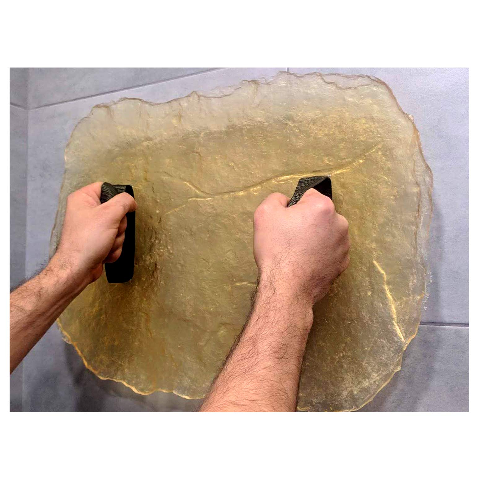 POLYURETHANE STAMP MAT STONE TEXTURE ROCK DECORATIVE PRINTED CONCRETE CEMENT