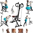DARCON Squat Machine Exercise Equipment - Ab Rowing Machine for Home Workouts - Power Rider Row for Glutes, Legs and Full Body Workouts for Women and Men