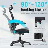 nasapaluro Office Desk Chair Ergonomic High Back with Adjustable Headrest view 2
