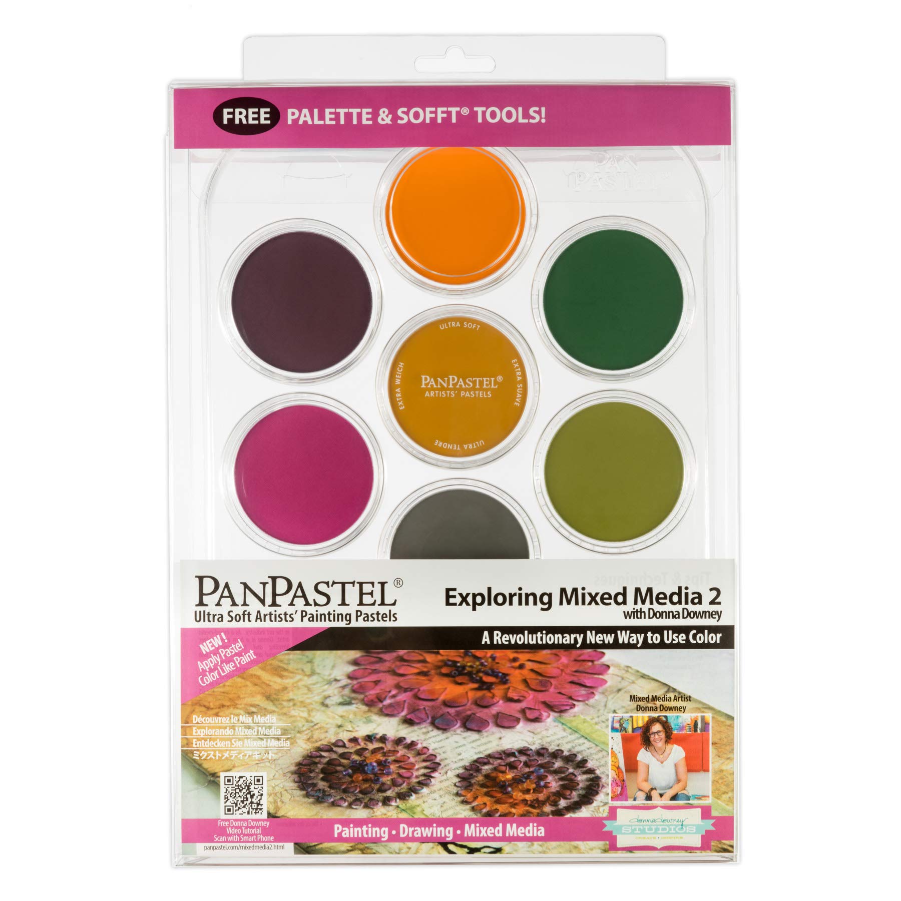 Panpastel Exploring Mixed Media with Donna Downey Painting Pastels Set"Découvrez le Mix Media" 2
