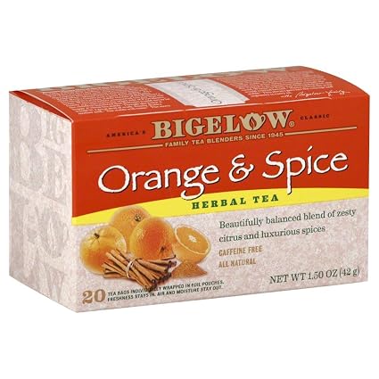 Bigelow Herbal tea Orange&Spice - 20ct (072310000506)