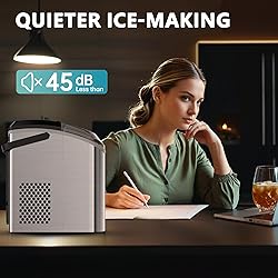 EUHOMY Nugget Ice Maker Countertop with