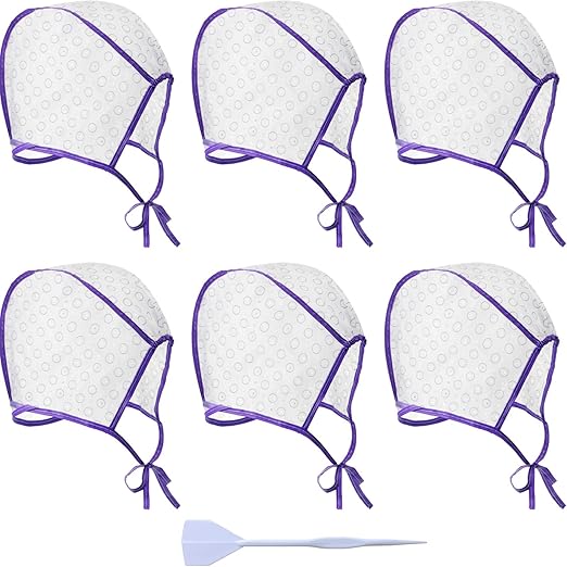 6 Pieces Tipping Cap Highlight Hair Cap Salon Hair Coloring