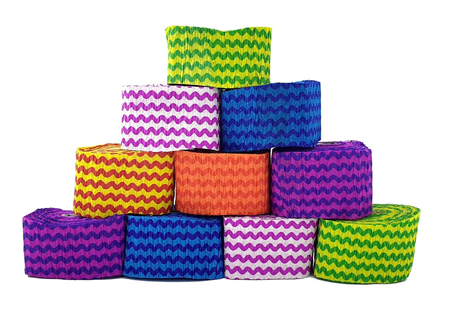 Rjnest Crepe Paper Streamer Ribbon For Decorations Birthday
