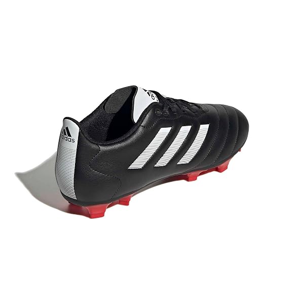 ADIDAS ADULT GOLETTO VIII FIRM GROUND CORE BLACK/WHITE/RED 13