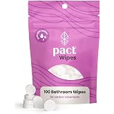 PACT Bathroom Wipes | Compressed Toilet Wipes for Camping &amp; Backpacking