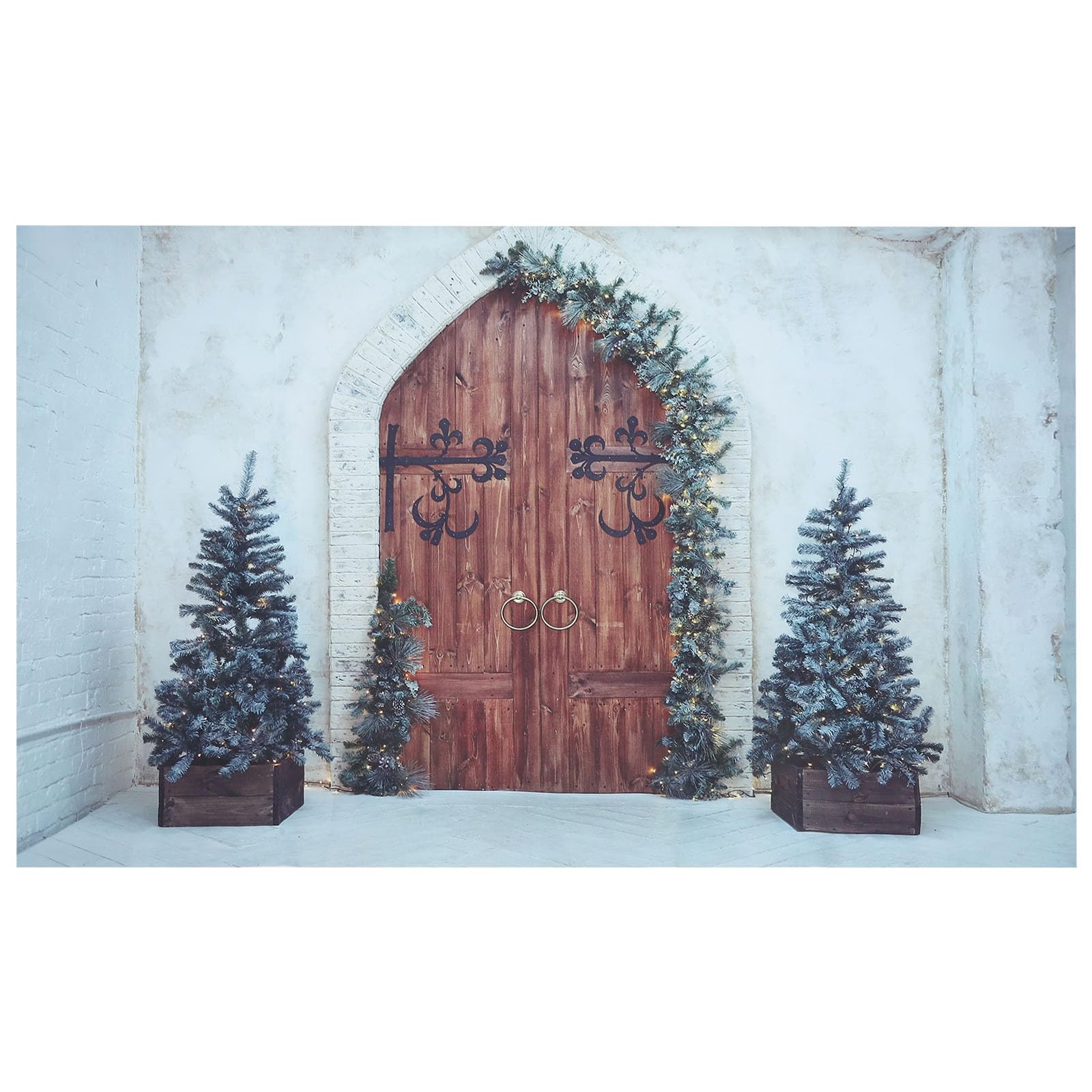 SOLUSTRE 5x3ft Christmas Tree Winter Photo Background Party Backdrop Holiday Decoration Photography Prop