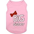 Parisian Pet Dog Cat Clothes Tee Shirts Big Sister TShirt