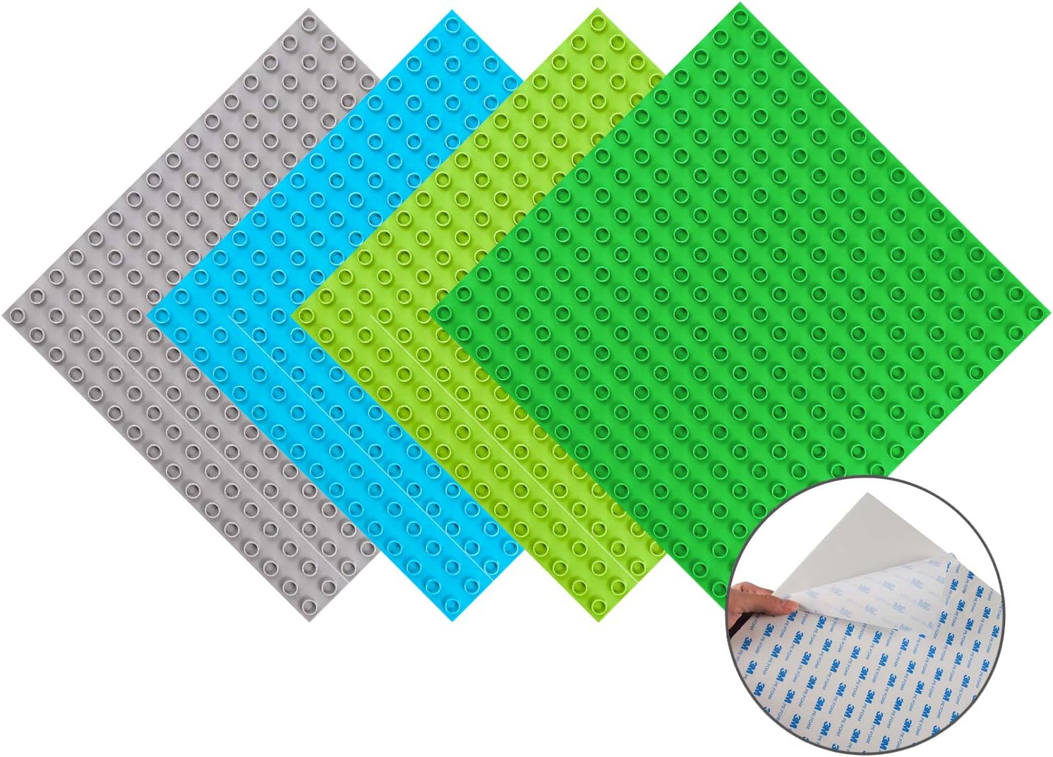 peel and stick duplo base plate