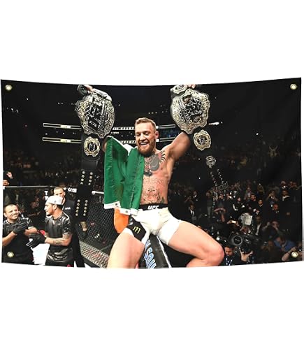 Drapeau Motivation Mike Tyson 'Be Unstoppable' – 90 X 150 Cm, 4 œillets, Décoration Gym, Garage, Bureau, Homme - 5