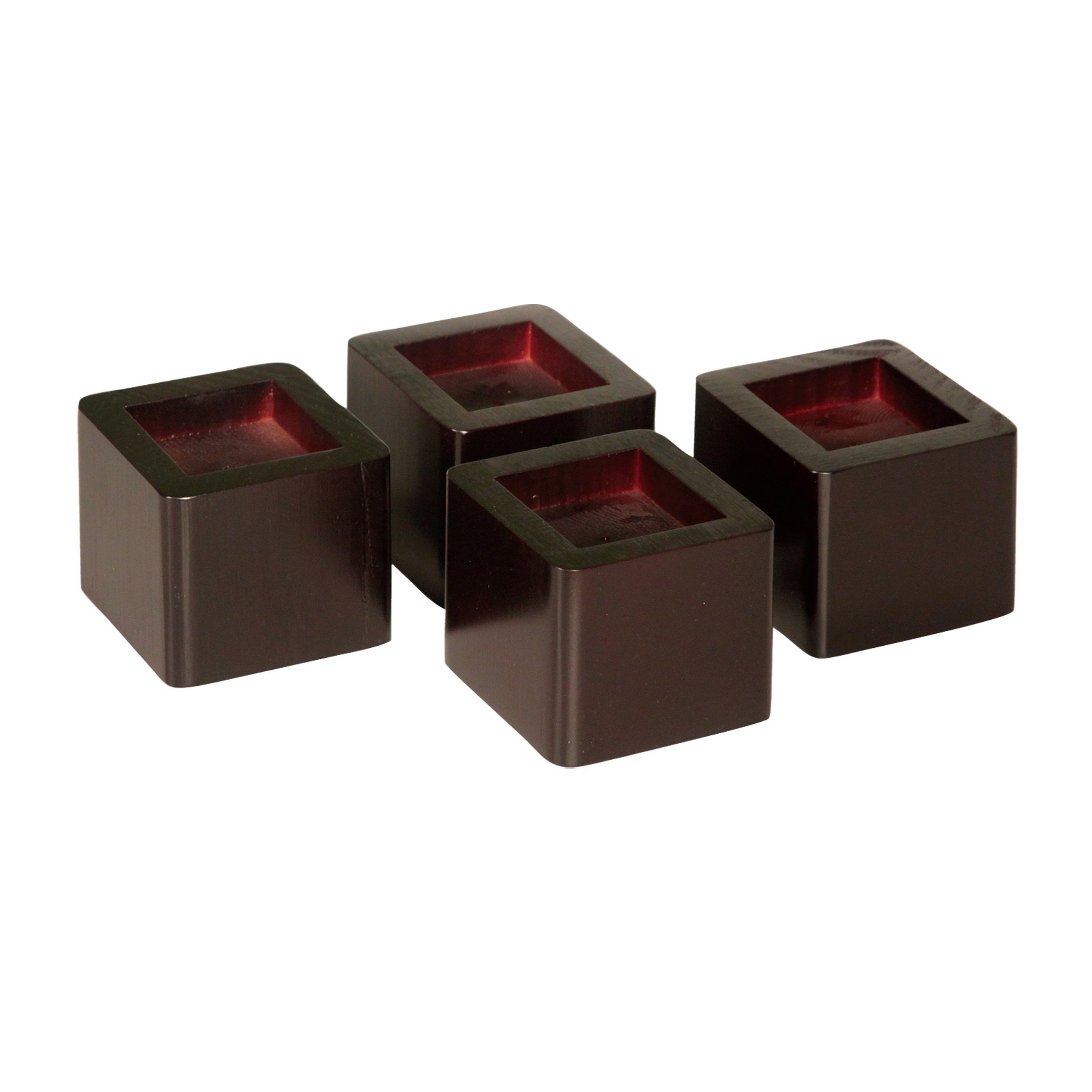 Wood 4 Bed Lifters Set Risers Table Furniture Sofa Couch Storage