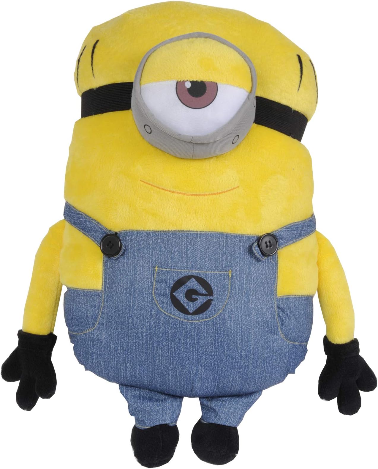 Universal Despicable Me Minions Mel Character Shaped Soft Plush Cuddle Pillow, Yellow