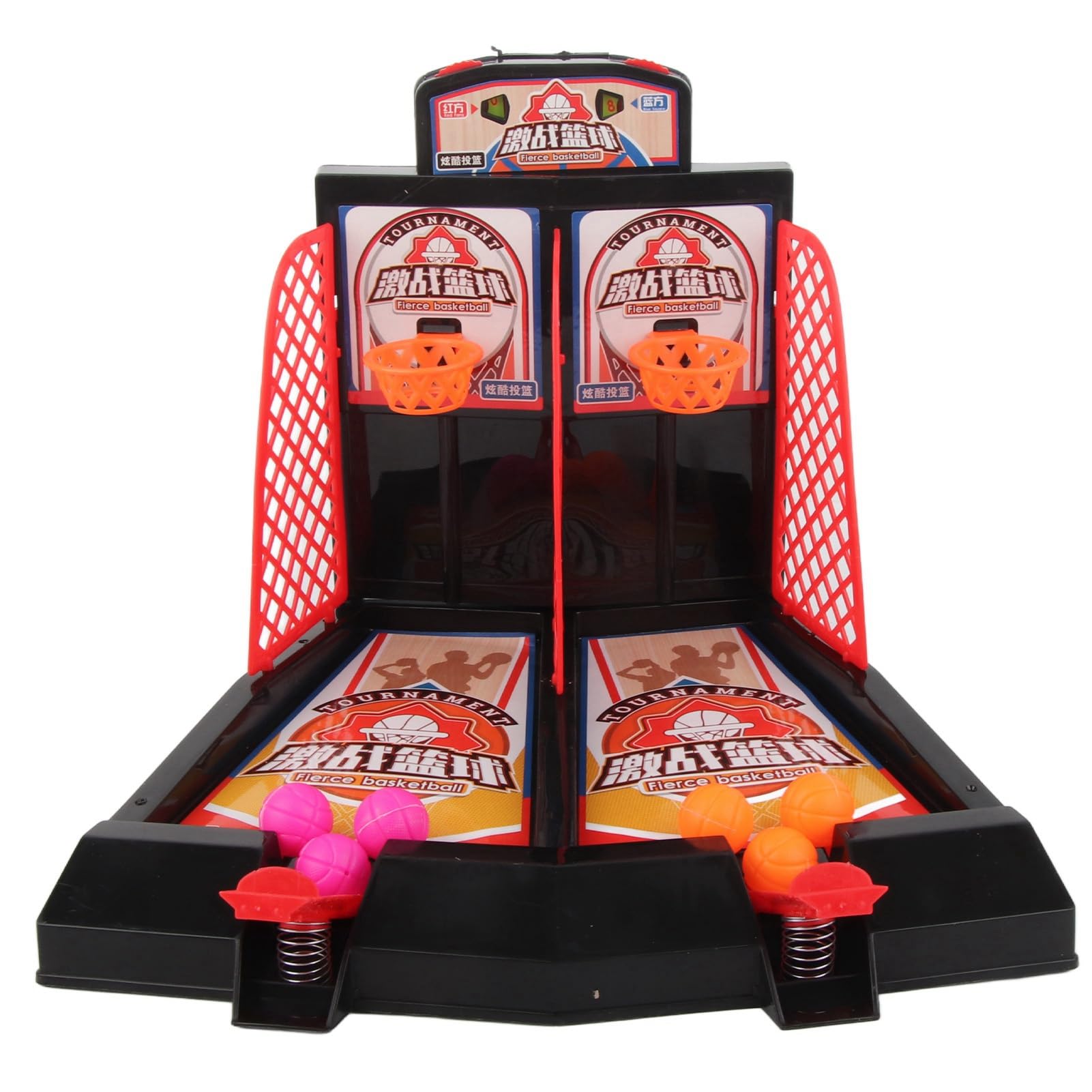 VGEBY1 Basketball Desktop Toy, Kids Basketball Tabletop Game Shooting Catapult Toy Set for Children Adult Game