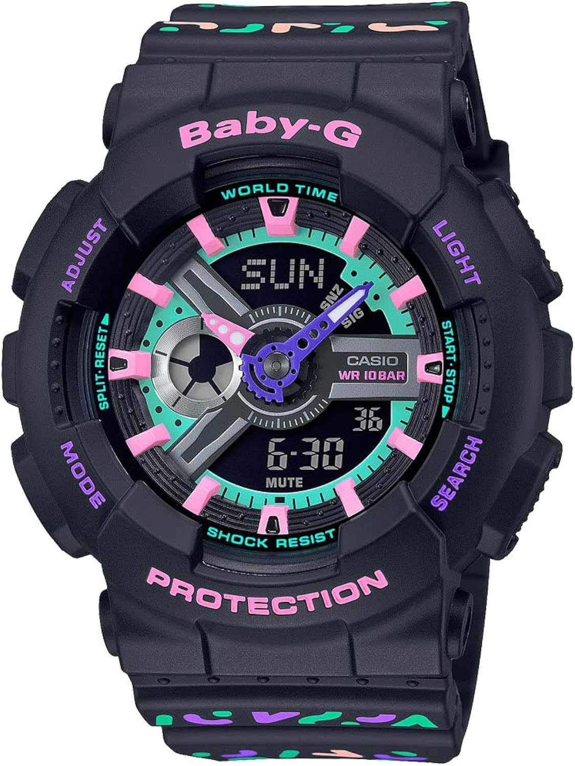 Casio BabyG Ba110Th1A Shock Resistant Quartz Women