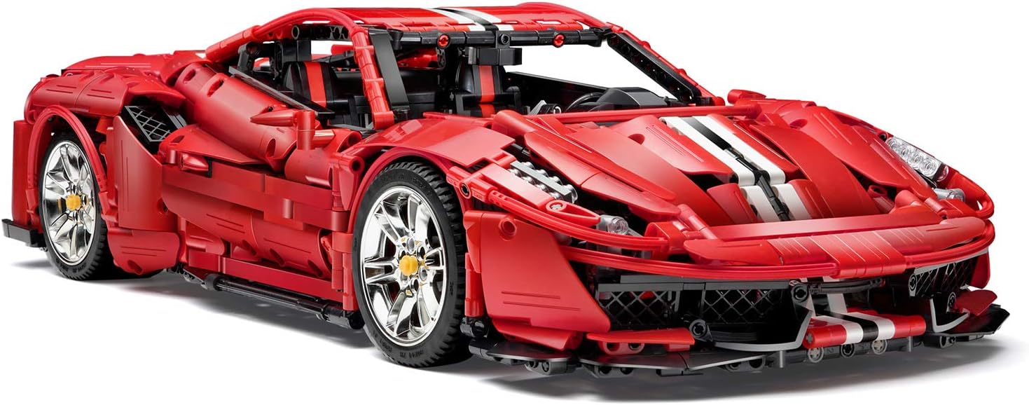 CaDA Bricks Master Series Italian Supercar Set - Non-Motorized Version, Black, 52 x 25 x 13cm - Image 4