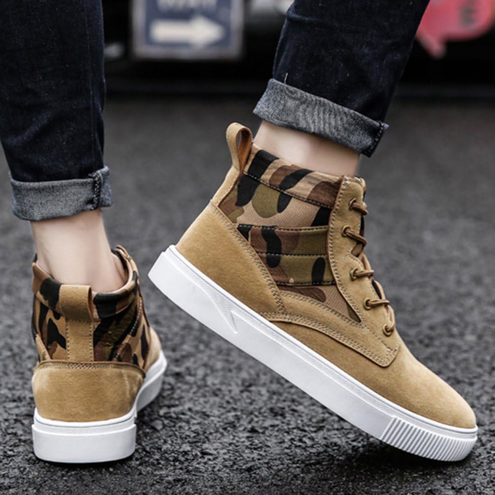 basket toile haute homme