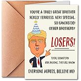 PTRUKD, Funny Birthday Card, Universal for Men, Suitable for Him, Unique Birthday Gift for Brothers, (Losers), Friends And Relatives Who Like to Tease, Unique Style.