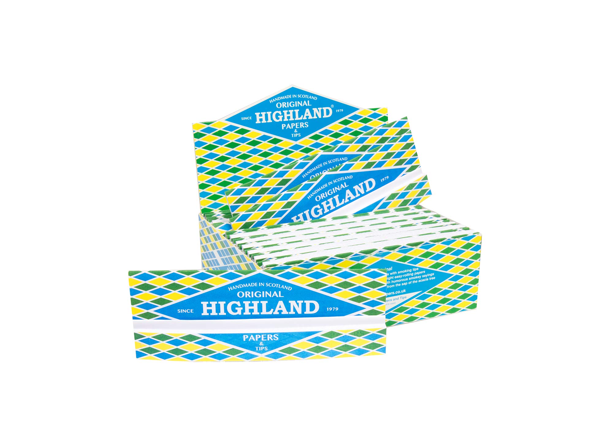 Highland Rolling Paper and Tips - Double Decadence - 24 Booklets