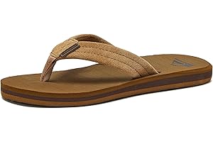 Quiksilver Boy's Carver Suede Fixed Strap Kids Flip Flop Youth Sandal