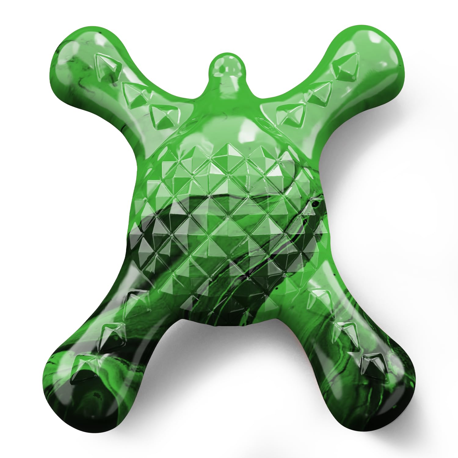 Photo 1 of Ouilter Dog Toys for Small Dogs, Nylon Indestructible Dog Toy for Small Dogs, Hedgehog Puppy Chew Toys with Bacon Flavor,Long Lasting, Puppy Teething Toys, Green