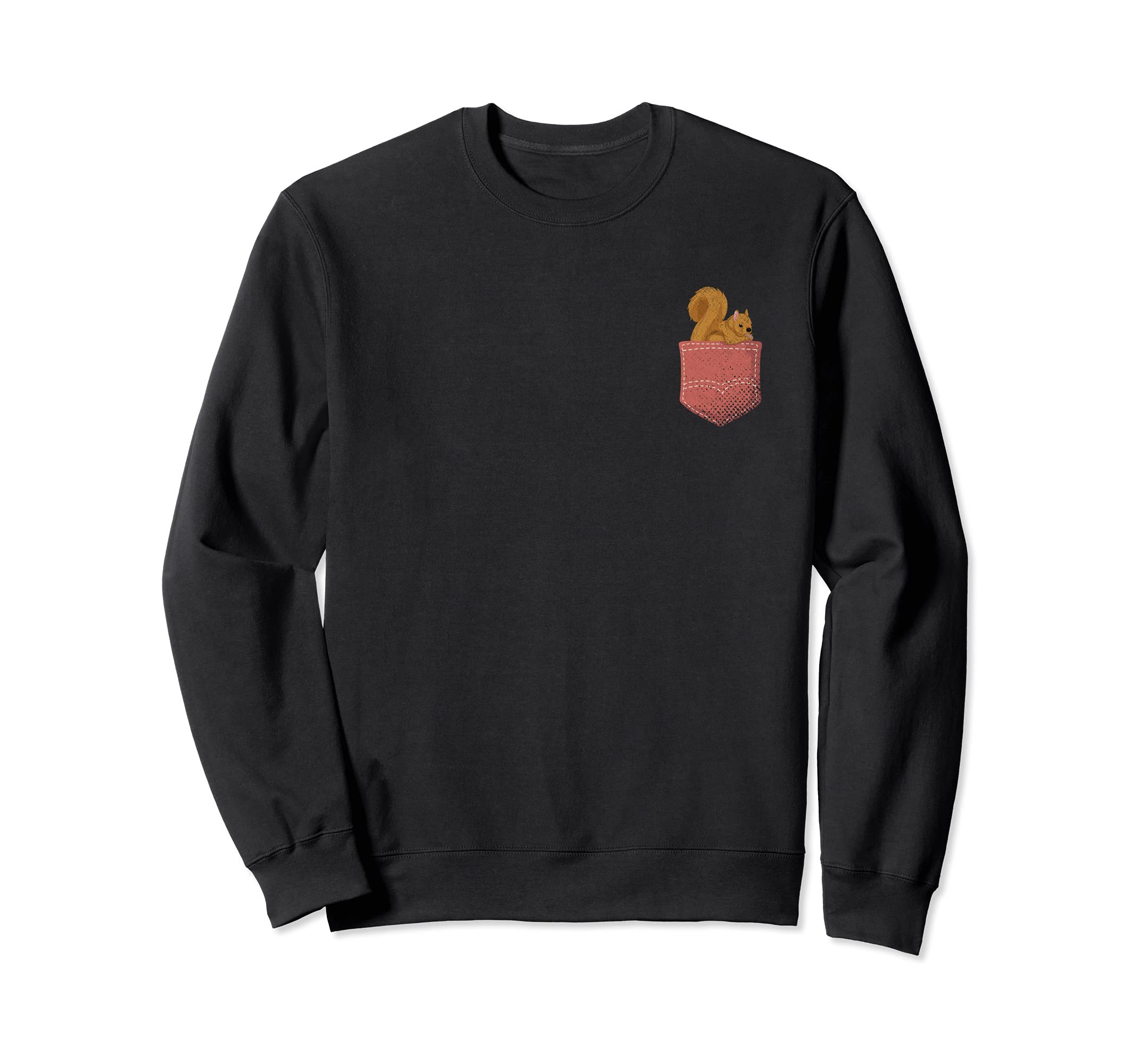 Cute Squirrel Wildlife Forest Animal Nature Pocket Squirrel Sweatshirt