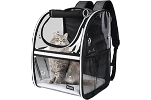 BAGLHER Cat Carrier Backpack, Airline Approved Pet Travel Carrier with Fleece Pad for Puppy and Small Animals