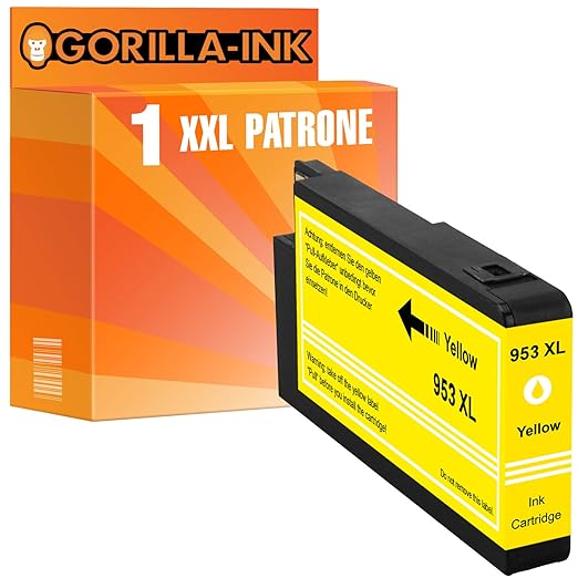 Gorilla-Ink® 1 Druckerpatrone kompatibel zu HP 953 XL | geeignet für HP OfficeJet Pro 7720 7730 7740 WF 8210 8216 8218 8710 |