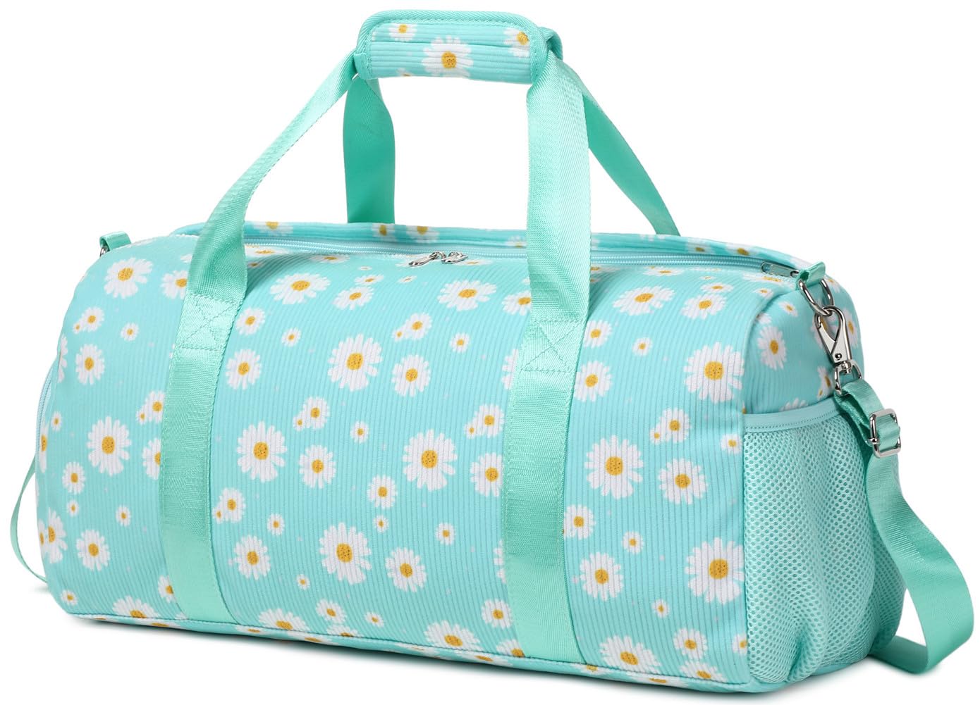 Sports Bag for Girls Kids Duffle Bag Girl Travel Bag Kids Overnight Bag Swimming Bag with Shoe Compartment