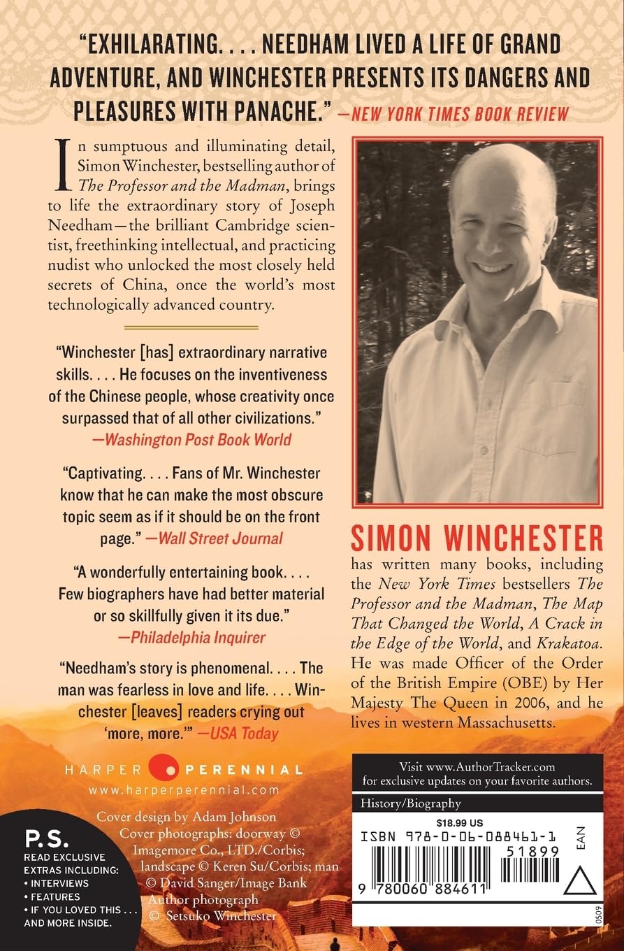 The Man Who Loved China: The Fantastic Story of the Eccentric Scientist Who Unlocked the Mysteries of the Middle Kingdom (P.S.)