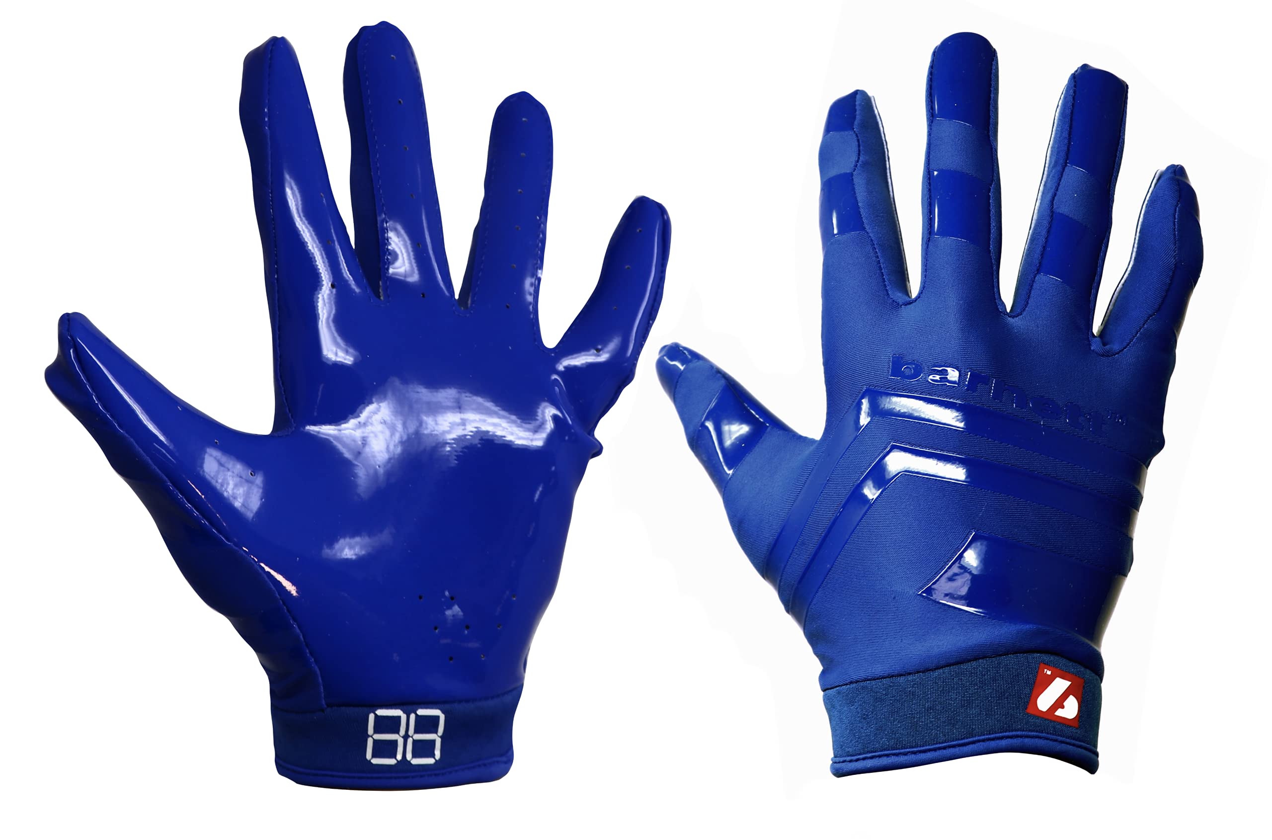 BARNETT FRG-03 professional receiver football gloves, RE, DB, RB BLUE (XL)