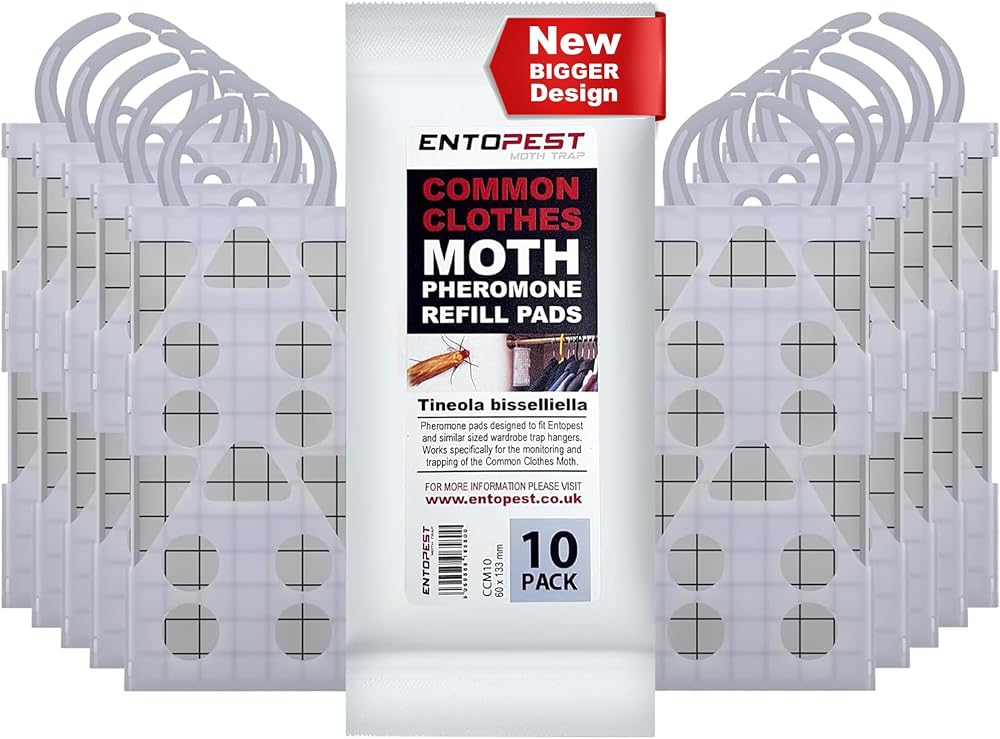 Entopest Moth Peds 10 Pads & 10 Hangers Monitoring Kit