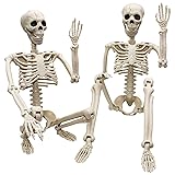2 Pack 36"Halloween Skeleton - 3 ft Life Size Human