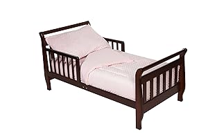American Baby Company Heavenly Soft Minky Dot Chenille Toddler Bedding Set, Pink, 4 Piece, for Boys and Girls