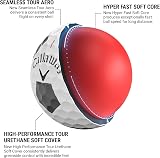 Callaway Chrome Soft Premium Tour Golf Ball 2024 White Tru Track view 2
