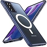 OWKEY Case for Samsung Galaxy Note 20,Magnetic Galaxy Note 20 Phone Case [Compatible with MagSafe] Anti-Fingerprint Translucent Matte Shockproof Protective Case for Samsung Note 20 (Blue)
