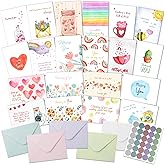 Mr. Pen- Thinking of You Cards with Envelopes, 20 Unique Designs, Large 5”x7”, Thinking of You Card, Blank Inside, Greeting Cards Thinking of you, Encouragement Cards, Note Cards with Envelopes