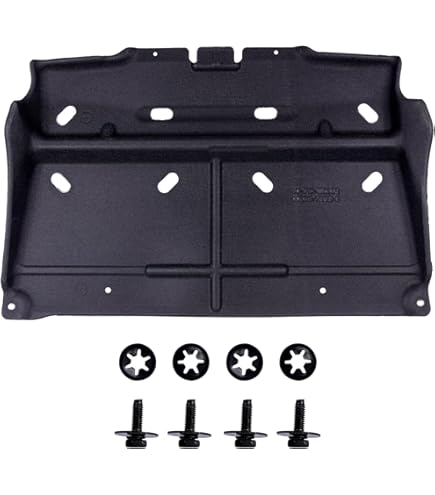 Ford F-150 Engine Splash Shield 2015-2024 - Front Lower Skid Plate Replacement Silver