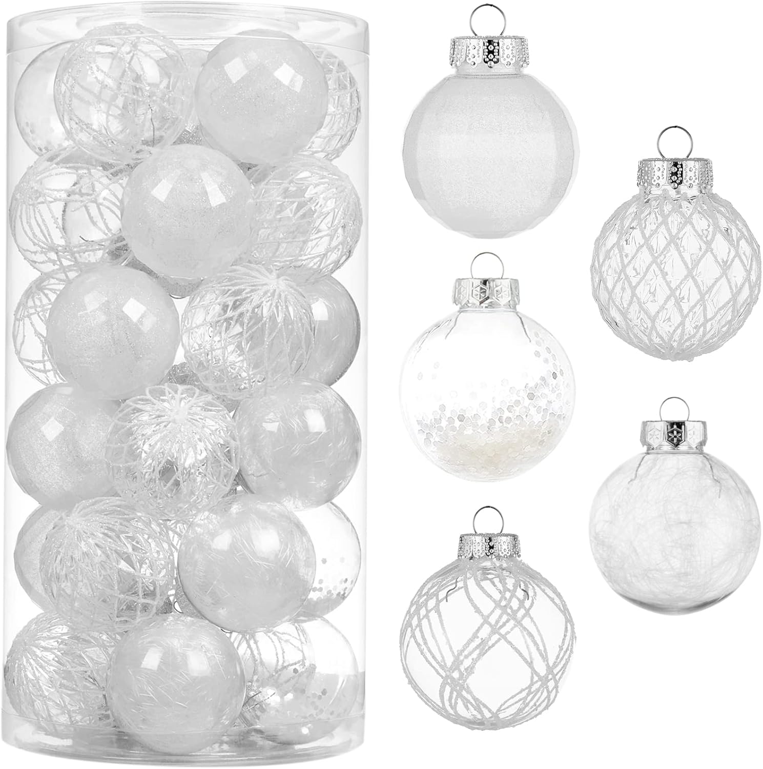 Ornaments - 30ct Christmas Ball Ornaments-60mm/2.36