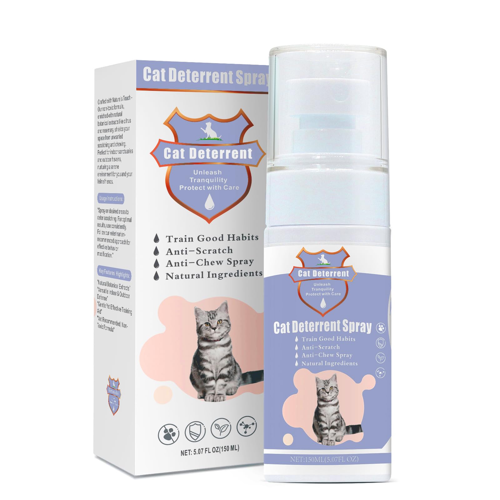 Photo 1 of * does not come with the cap*
JAMBOS Cat Deterrent Spray - Safe Indoor & Outdoor Deterrent for Furniture Protection