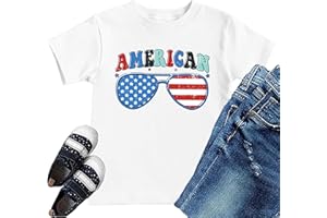 MEESHEEP American Flag Shirt Toddler Boys Girls Patriotic Tees Shirt 4th of July T-Shirt Summer Short Sleeve Tee Tops