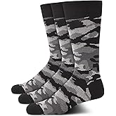 Cole Haan Mens Dress Socks - 3 Pack Soft Cotton Crew Sock - Breathable Formal Dress Work Socks for Men (Sizes: 7-12)