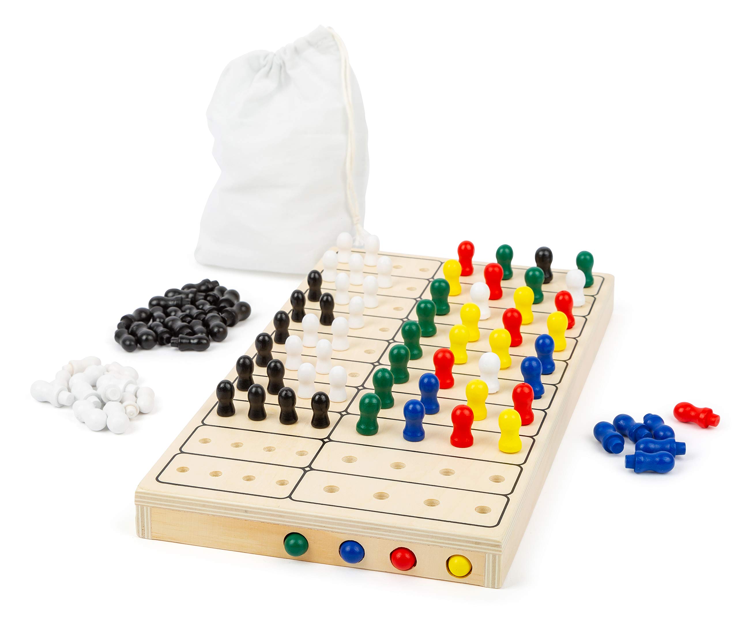 Small Foot 11364 Secret Code Logic Game, A Puzzle Game for 2 People, with A Practical Cloth Storage Bag, 100 Pieces