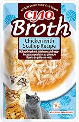 INABA Ciao Broth Wet Cat Food Chicken with Scallop 40g 1 Pack
