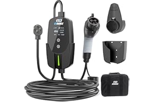 EVDANCE Level 2 EV Charger for Home - 40Amp EV Charger Level 2 NEMA 14-50 EV Charger with 25ft Cable EV Charger Adjustable Current/Delay Charger Electric Vehicle Charging Stations