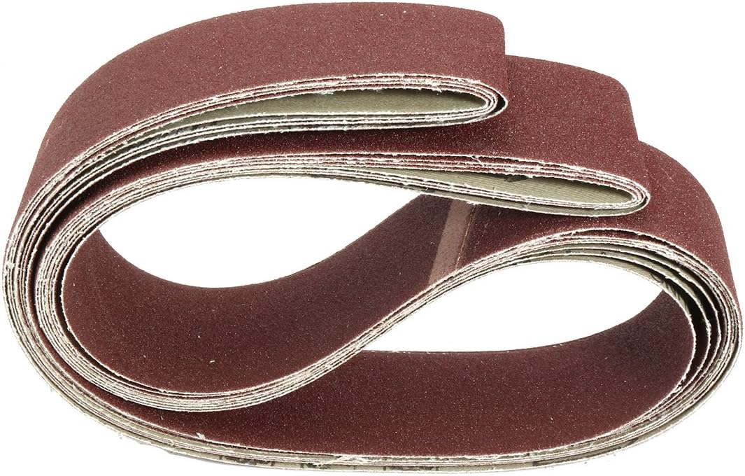 Sourcingmap 2-Inch x 72-Inch Aluminum Oxide Sanding Belt 100 Grits Sandpaper Lapped Joint for Belt Sander 4pcs - Image 4