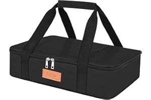 BBV Insulated Casserole Carrier for Hot or Cold Food, Food Warmer Bag Fits 9"x13" Baking Dish, Durable Nylon Leak Proof Food 