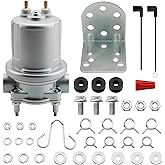 P4389 Universal Electric Fuel Pump, In-Line Rotary Vane Pump Compatible with Marine Applications, Automotive Replacement 12V 3-8PSI 42-72GPH 1/4"-18 NPSF Inlet & Outlet