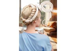 Lazy styling tool: a must-have for travel, wear it before bedtime and wake up with beautiful curly hair Beige