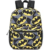 DC Comics Batman All Over Print Logo Full Size 16" Backpack