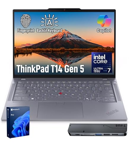 Amazon.com: Lenovo ThinkPad T14 Gen 4 Laptop with Intel Core i5